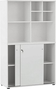 Thumbnail - MÖBELPARTNER Regalschrank 400, 701770 weiß 100,1 x 41,0 x 167,2 cm, 1 St.