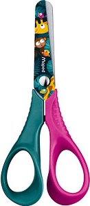 maped Kinderschere JUNGLE fever petrol/pink 12,0 cm