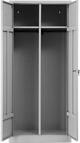 Gürkan Spind lichtgrau 103927, 1 Schließfach 80,0 x 50,0 x 180,0 cm