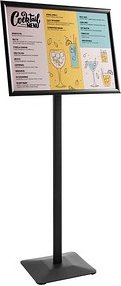SPRINTIS Infoständer FLEX schwarz DIN A2, 1 St.