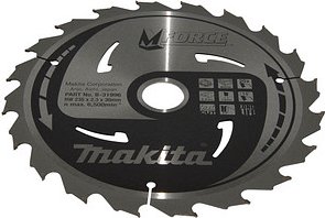 makita B-31996 M-FORCE Kreissägeblatt 235,0 mm, 20 Zähne, 1 St.