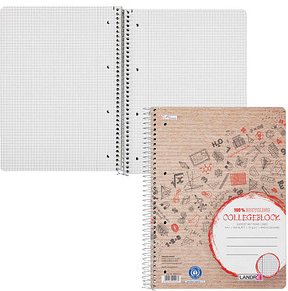 Thumbnail - LANDRÉ® Collegeblock Recycling kariert DIN A4 Innenrand, 1 St.