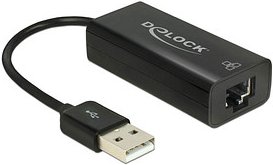 DeLOCK USB 2.0 A/RJ-45 LAN-Adapter