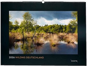 KUNTH Monats-Wandkalender Wildnis Deutschland 2026, 1 St.