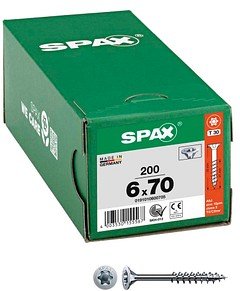 Thumbnail - SPAX® Universalschrauben T30 Senkkopf WIROX 0191010600705 6 mm x 70 mm, 200 St.