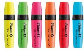 Pelikan 490 Textmarker farbsortiert, 6 St.
