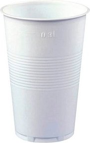 100 STARPAK Einweg-Trinkbecher 0,3 l