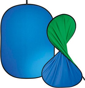 Thumbnail - hama Falthintergrund Green Screen 2in1 4:3, 150 x 200 cm Projektionsfläche