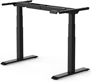 FlexiSpot E7 elektrisch höhenverstellbares Schreibtischgestell schwarz ohne Tischplatte, T-Fuß-Gestell schwarz 110,0 - 1...