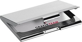 SIGEL Visitenkartenetui silber, für bis zu 20 Visitenkarten