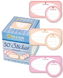 AVERY Zweckform Aufkleber 56820 Homemade 75,0 x 38,0 mm, 50 Etiketten