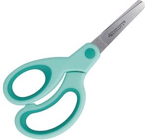 WESTCOTT Kinderschere Softgrip Lefty türkis 13,0 cm