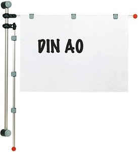 MAUL Planhalter DIN A0 silber Wandmontage, 1 St.
