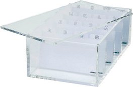 Thumbnail - MAUL Visitenkartenbox glasklar, für 400