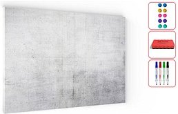 ALLboards Magnettafel 90,0 x 60,0 cm Zement