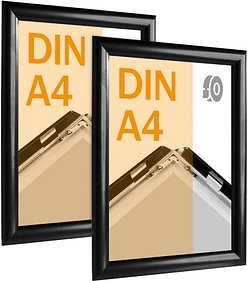 SPRINTIS Klapprahmen schwarz 21,0 x 29,7 cm, 2 St.