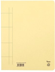 Thumbnail - bene Schnellhefter Karton gelb DIN A4, 25 St.