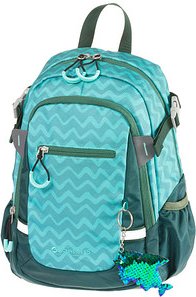 SCHNEIDERS Kindergartenrucksack Kunstfaser petrol