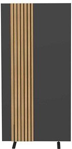 Thumbnail - Kerkmann Akustik-Trennwand Oxford 45004053, anthrazit 80,0 x 165,0 cm, 1 St.