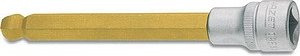 Thumbnail - HAZET 1/2 Zoll Innen-6kant Kugelkopf lang Steckschlüsseleinsatz Größe: 7,0 mm