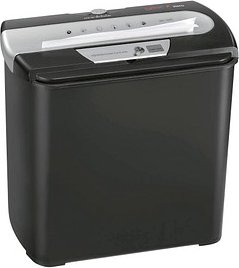 GENIE 255 CD Aktenvernichter mit Streifenschnitt P-1, 7 mm, bis 7 Blatt, schwarz