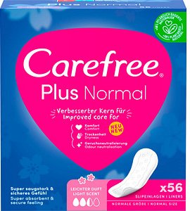 Thumbnail - Carefree Slipeinlagen Plus Normal mit leichtem Duft, 56 St.