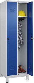 CP Spind Classic Plus enzianblau, lichtgrau 080010-20 S10003, 2 Schließfächer 60,0 x 50,0 x 195,0 cm