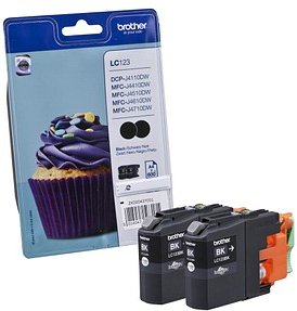 brother LC-123BK schwarz Druckerpatronen, 2er-Set