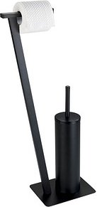 WENKO WC-Garnitur Lirio schwarz Metall