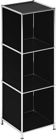viasit Aktenregal System4 schwarz 40,4 x 40,4 x 118,2 cm, 1 St.