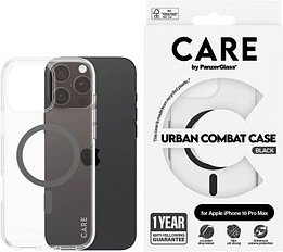 Thumbnail - CARE by PanzerGlass® URBAN COMBAT Handy-Cover für Apple iPhone 16 Pro Max schwarz