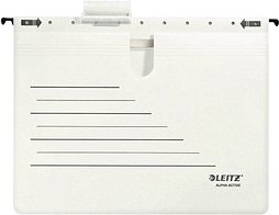 Thumbnail - AKTION: LEITZ Hängehefter ALPHA Active 1924 Karton weiß DIN A4 1x kaufmännische Heftung, 5 St. mit Prämie nach Registrie...