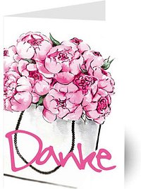 LUMA Dankeskarte Blumenstrauß LU1941 DIN B6, 1 St.