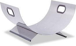 Thumbnail - relaxdays Kaminholzkorb silber 37,0 x 33,0 x 19,0 cm, 1 St.