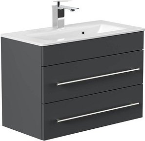 Thumbnail - POSSEIK Waschbecken mit Unterschrank PORTUS SLIMLINE 700 grafit 70,0 x 36,0 x 49,6 cm