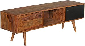 Thumbnail - WOHNLING Lowboard, WL1.973 sheesham 140,0 x 35,0 x 45,0 cm, 1 St.