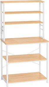 VASAGLE Küchen-Organizer hellbraun 80,0 x 40,0 x 167,0 cm, 1 St.