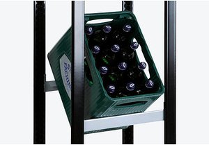 SCHULTE Fachboden für Getränkekistenregal silber 40,0 x 30,0 cm, 1 St.