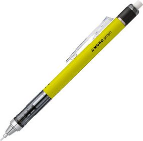 Tombow MONO graph Druckbleistift gelb HB 0,7 mm, 1 St.