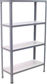 Simonrack Regal SIMONHOME CLICK MINI 8425437069987 grau, weiß 80,0 x 30,0 x 160,0 cm
