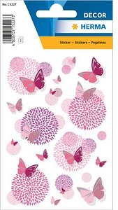 HERMA Aufkleber 15227 Schmetterlinge, 26 Etiketten
