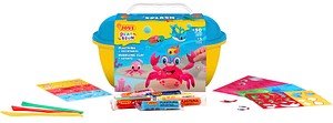 JOVI Modelliermasse Play & Fun Plastilina Splash mehrfarbig