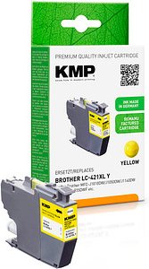Thumbnail - KMP gelb Druckerpatrone kompatibel zu brother LC-421XLY