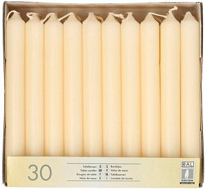 30 STARPAK Kerzen creme