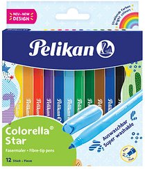 Pelikan Colorella Star C302 Filzstifte farbsortiert, 12 St.