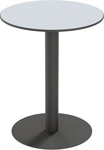 meet powered by PAPERFLOW Gartentisch CROSS grau rund 60,0 x 60,0 x 75,0 cm
