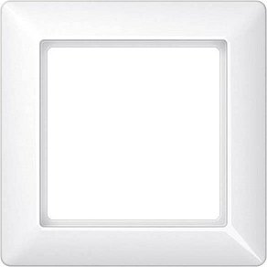 Thumbnail - JUNG 1-fach Steckdosenrahmen weiß 8,1 x 8,1 cm, 1 St.