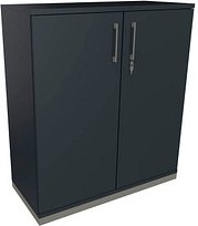 fm Aktenschrank Oldenburg, 4260649682173 lavagrau 2 Fachböden 80,0 x 44,2 x 113,3 cm