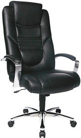 Thumbnail - Topstar Chefsessel Soft Lux, 8329D60 Kunstleder schwarz, Gestell chrom
