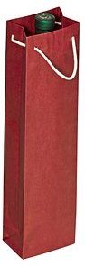 VP Geschenktüten für Flaschen rot 9,5 x 38,0 cm, 25 St.